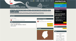 Desktop Screenshot of biuro.chopin2010.pl